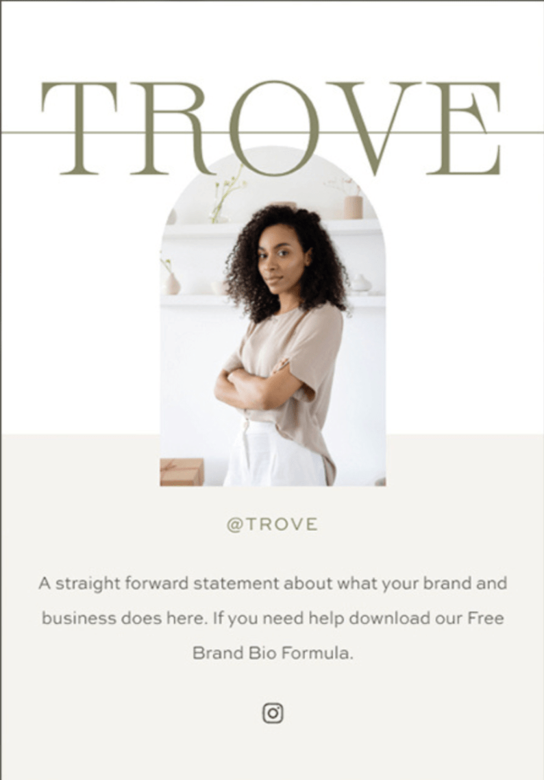 Trove Website Template featuring a creative image frame.png